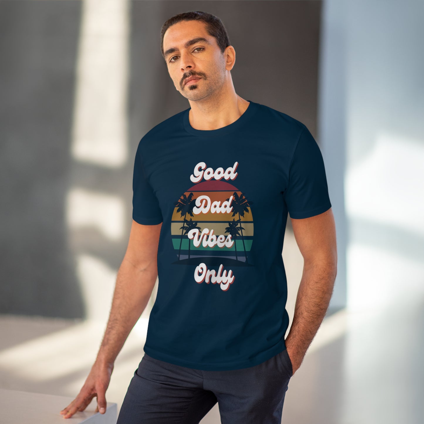Good Dad Vibes Only Organic T-shirt--Unisex