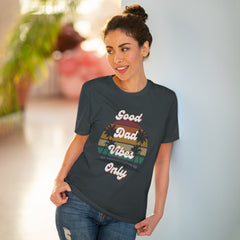 Good Dad Vibes Only Organic T-shirt--Unisex