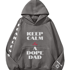 Keep Calm Im a Dope Dad _ Navy CrewBand