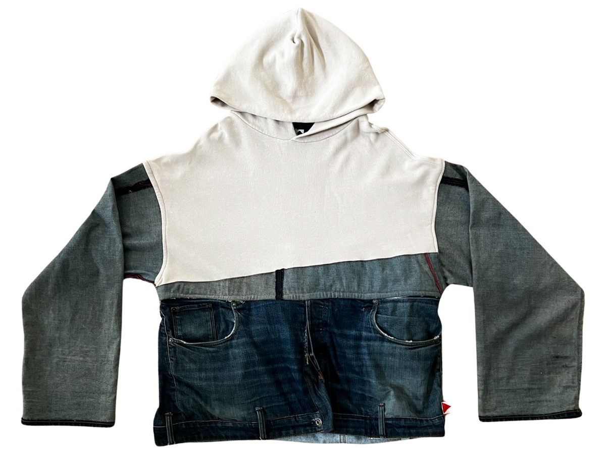 R3 Hoodie w/ Denim Sleeves